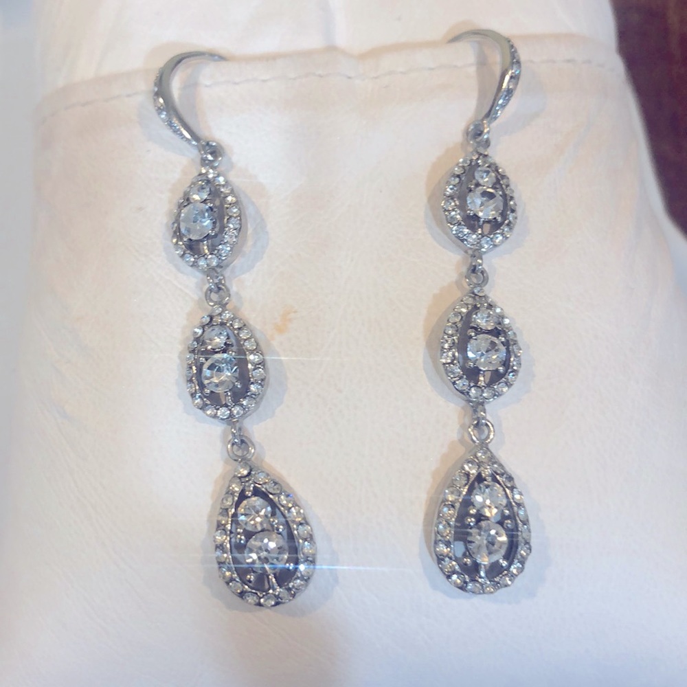 Beautiful Wedding Drop Earrings